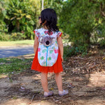 Load image into Gallery viewer, popsicle iceblock water resistant backpack koala worn by girl child
