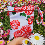 Load image into Gallery viewer, camellia bouquet small wet bag
